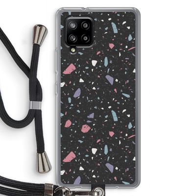 Terrazzo N°16: Samsung Galaxy A42 5G Transparant Hoesje met koord