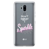 Sparkle quote: LG G7 Thinq Transparant Hoesje