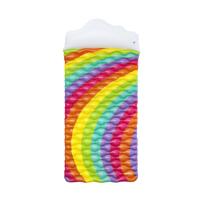 Bestway Opblaasbare Regenboog Matras 216x80 cm Strand en Zwembad 44107