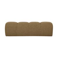 Woood Mojo eetkamerbank 164 cm bouclé Geel/Bruin Melange