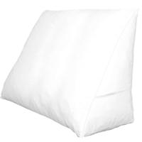 Leen Bakker - Polydaun Sloop Voor Bedzitkussen - 65x30 Cm - Katoen - Wit