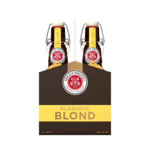 Grolsch Klassieke Blond 2 x 45 cl (Bruine Beugel) bij Jumbo