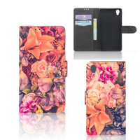 Sony Xperia Z1 Hoesje Bosje Bloemen - thumbnail