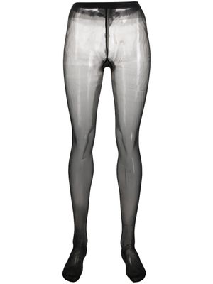 Falke collants Deluxe à taille haute - Noir