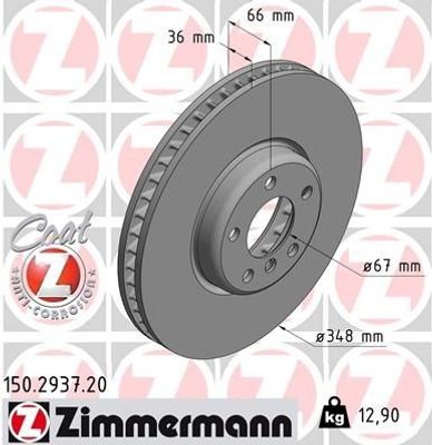 Remschijf Coat Z 150293720