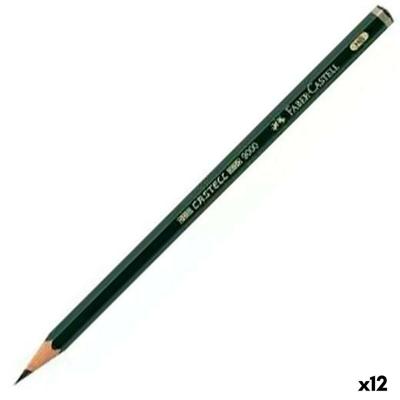 Potlood Faber-Castell 9000 Ecologisch Zeshoekig HB (12 Stuks)