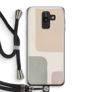 Geo #7: Samsung Galaxy J8 (2018) Transparant Hoesje met koord