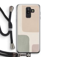 Geo #7: Samsung Galaxy J8 (2018) Transparant Hoesje met koord