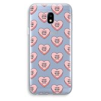 Chicks before dicks: Samsung Galaxy J3 (2017) Transparant Hoesje