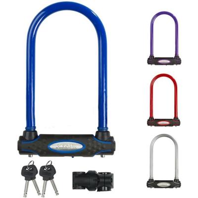 MASTER LOCK Fietsslot U [met sleutel] - Ideaal voor fietsen, elektrische fietsen, MTB's en andere
