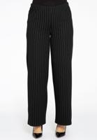 Yoek Wijde broek PINSTRIPE | Zwart | Maat 50/52 Yoek Wijde broek PINSTRIPE | Zwart | Maat 50/52