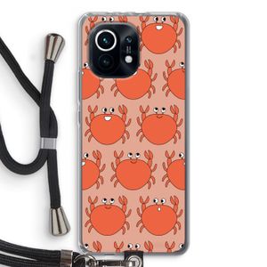 Krab: Xiaomi Mi 11 Transparant Hoesje met koord