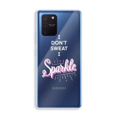 Sparkle quote: Samsung Galaxy Note 10 Lite Transparant Hoesje