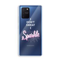 Sparkle quote: Samsung Galaxy Note 10 Lite Transparant Hoesje