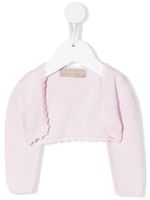 La Stupenderia cardigan crop en coton biologique - Rose - thumbnail