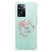 OPPO A57 | A57s | A77 4G Stevig | Bumper Hoesje | Boho Text