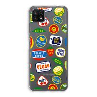 Fruitsticker: Samsung Galaxy A22 5G Transparant Hoesje