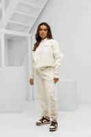 Malelions Kylie Trainingspak Dames Gebroken Wit - Maat XS - Kleur: Gebroken Wit | Soccerfanshop