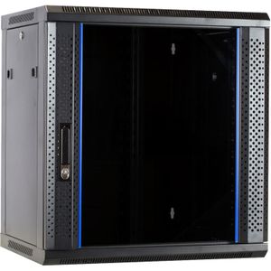 DSI 12U wandkast met glazen deur - DS6412 server rack 600 x 450 x 635mm