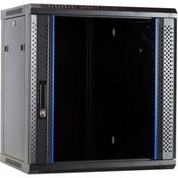 DSI 12U wandkast met glazen deur - DS6412 server rack 600 x 450 x 635mm