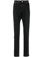 Balmain jean droit à taille mi-haute - Noir