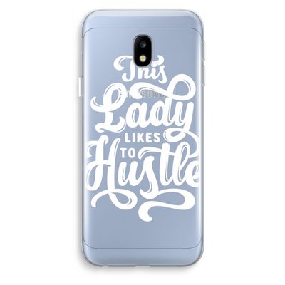Hustle Lady: Samsung Galaxy J3 (2017) Transparant Hoesje