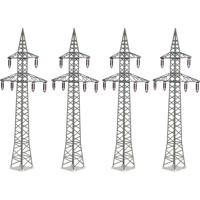 Kibri 38533 H0 Deco-set elektriciteitsmasten (4 stuks)