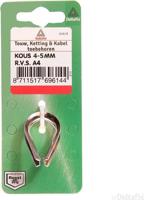 Kous 4-5mm rvs 2st - Deltafix