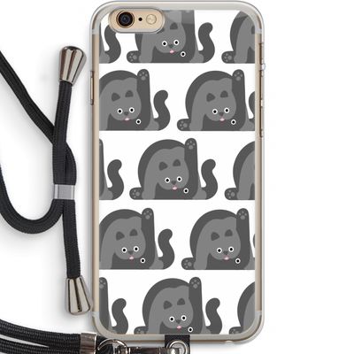 Cats: iPhone 6 PLUS / 6S PLUS Transparant Hoesje met koord