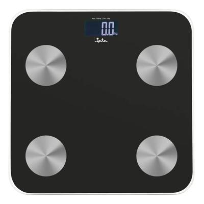 Digitale Personenweegschaal JATA HBAS1155 Zwart Glas Gehard glas 180 kg