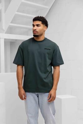 Off The Pitch Wardrobe Essentials T-Shirt Heren Donkergroen - Maat XS - Kleur: Donkergroen | Soccerfanshop