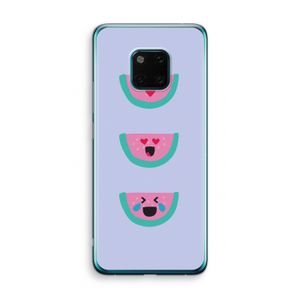 Smiley watermeloen: Huawei Mate 20 Pro Transparant Hoesje