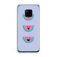 Smiley watermeloen: Huawei Mate 20 Pro Transparant Hoesje