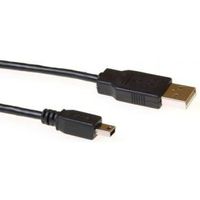ACT USB 2.0 A male - USB mini B5 male 1,80 m