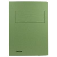 Class&apos;ex dossiermap, 3 kleppen ft 23,7 x 34,7 cm (voor ft folio), groen