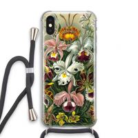 Haeckel Orchidae: iPhone XS Transparant Hoesje met koord