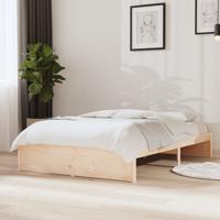 Bedframe zonder matras massief hout 120x200 cm - thumbnail