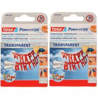 32x Tesa Powerstrips Deco - Feestartikelen - Zelfklevend/dubbelzijdig - Powerstrips/plakstrips