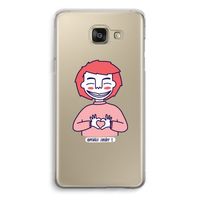 Hartje: Samsung Galaxy A5 (2016) Transparant Hoesje