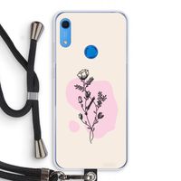 Roses are red: Huawei Y6s Transparant Hoesje met koord