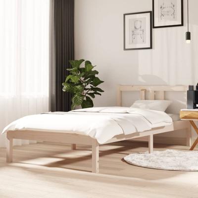 Bedframe massief hout 90x190 cm