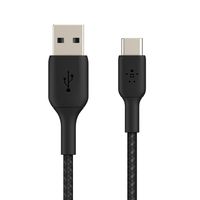 Belkin BOOSTCHARGE gevlochten USB-C/ USB-A kabel kabel 15 cm - thumbnail