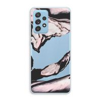 Roze stroom: Samsung Galaxy A73 Transparant Hoesje