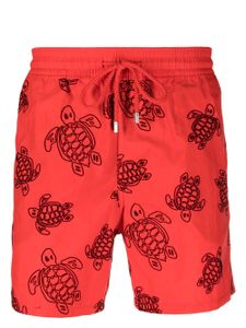 Vilebrequin short de bain à imprimé graphique - Rouge