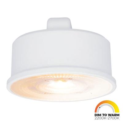 LED Module - Dimbaar - 3.8W 220lm - Dim to warm - Vervangt 50 Watt - GU10 fitting - Plat - Universele fitting