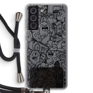 Vexx Black City : Samsung Galaxy S21 FE Transparant Hoesje met koord