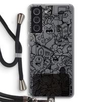Vexx Black City : Samsung Galaxy S21 FE Transparant Hoesje met koord