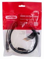UNITEK KABEL HDMI 2.0 4K60HZ, PLAT, 2M, C11063BK-2M
