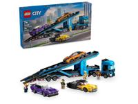 LEGO CITY 60408 Autotransporter vrachtwagen met sportwagens