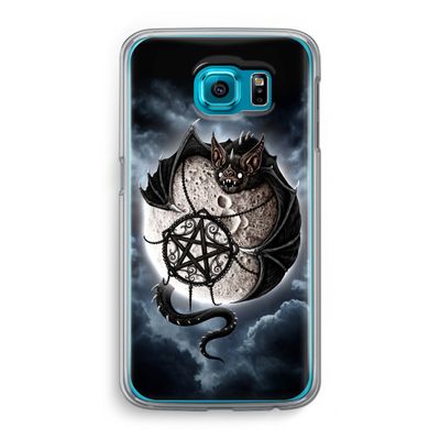 Volle maan: Samsung Galaxy S6 Transparant Hoesje
